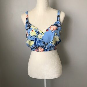 Forever 21  floral crop top